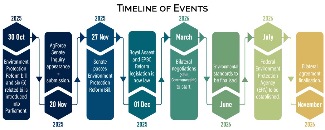 EPBC timeline of events